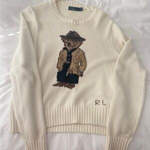Polo Ralph Lauren Women's Cotton Crewneck Sweater (cowboy)